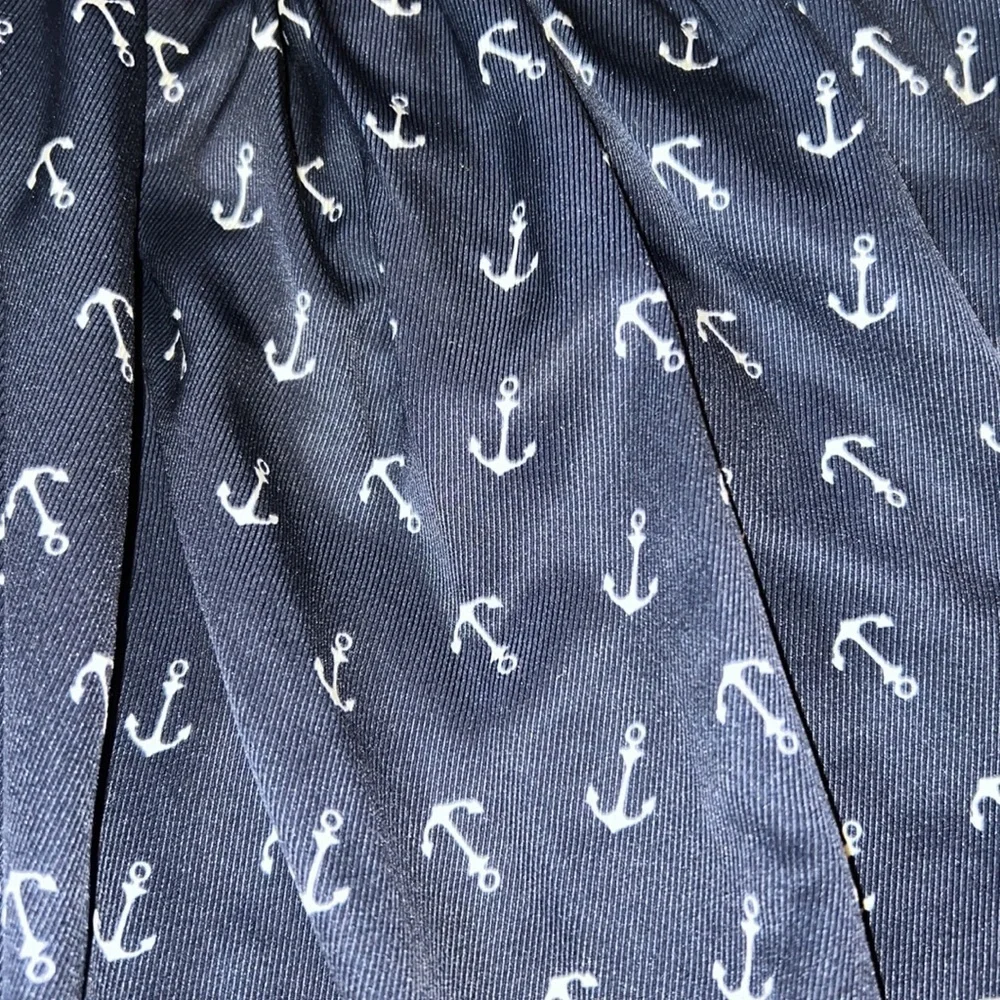 Ralph Lauren girls navy skirt with white anchors size Small (7) NWOT